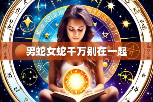 男蛇女蛇千万别在一起