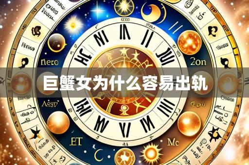 巨蟹女为什么容易出轨