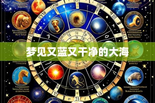 梦见又蓝又干净的大海