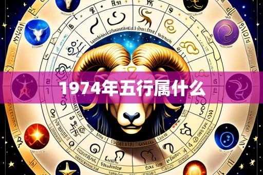 1974年五行属什么