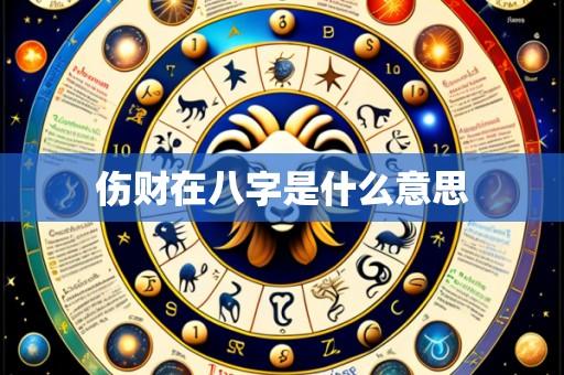 伤财在八字是什么意思