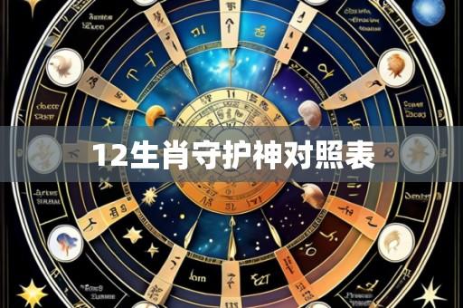 12生肖守护神对照表