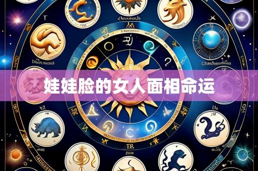 娃娃脸的女人面相命运