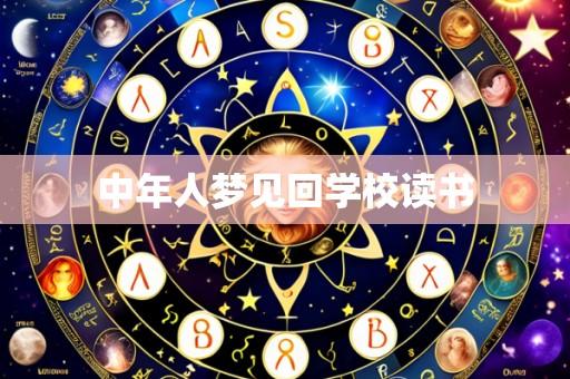 中年人梦见回学校读书