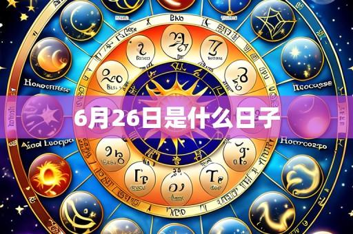 6月26日是什么日子