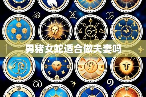 男猪女蛇适合做夫妻吗