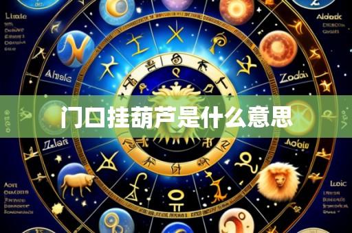 门口挂葫芦是什么意思