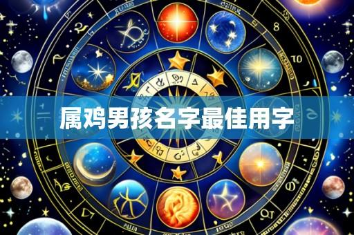 属鸡男孩名字最佳用字