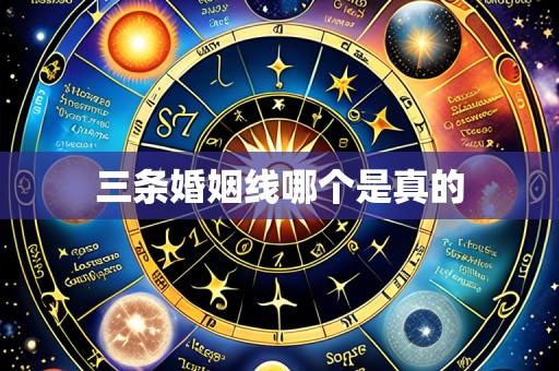 三条婚姻线哪个是真的