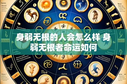 身弱无根的人会怎么样 身弱无根者命运如何