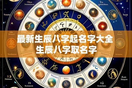 最新生辰八字起名字大全 生辰八字取名字