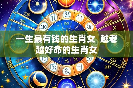 一生最有钱的生肖女 越老越好命的生肖女