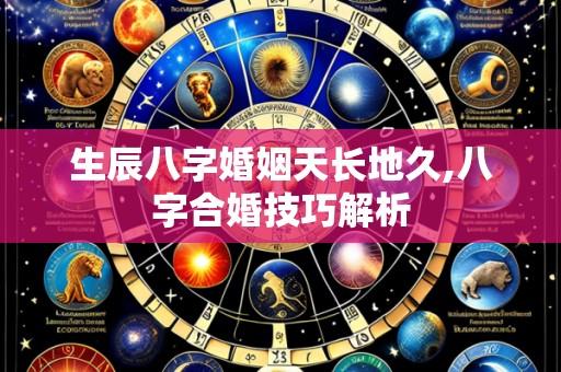 生辰八字婚姻天长地久,八字合婚技巧解析