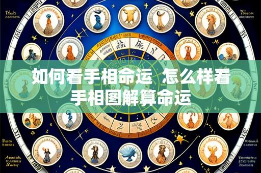 如何看手相命运 怎么样看手相图解算命运