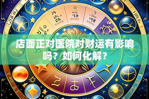 店面正对医院对财运有影响吗？如何化解？
