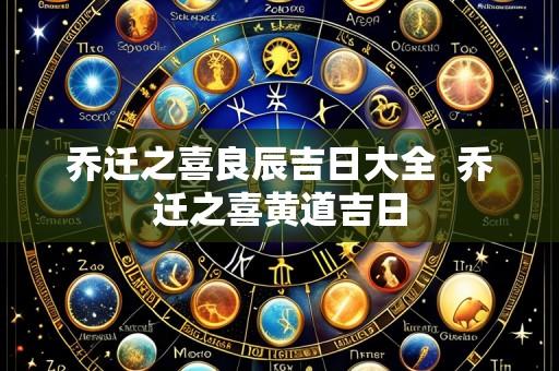 乔迁之喜良辰吉日大全  乔迁之喜黄道吉日