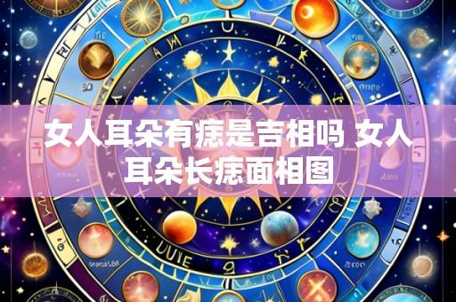 女人耳朵有痣是吉相吗 女人耳朵长痣面相图