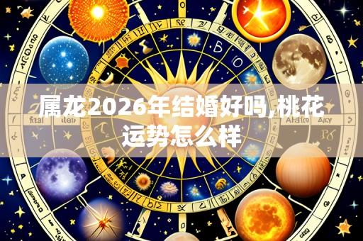 属龙2026年结婚好吗,桃花运势怎么样