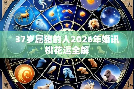 37岁属猪的人2026年婚讯桃花运全解