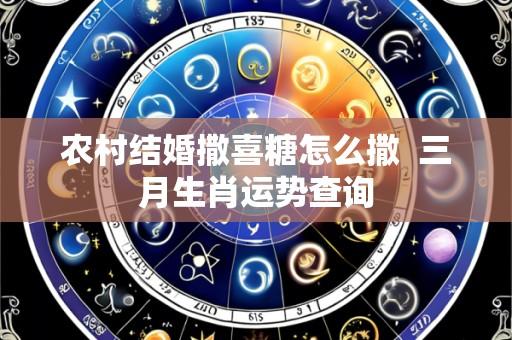 农村结婚撒喜糖怎么撒 三月生肖运势查询