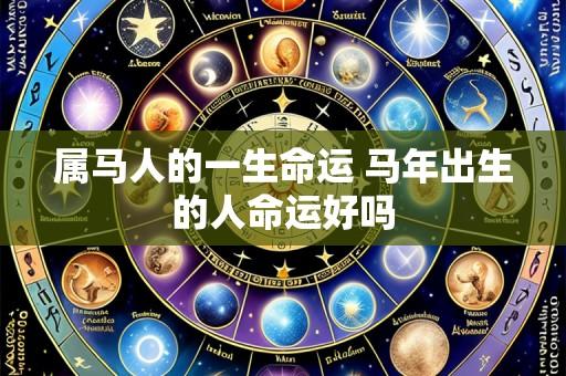 属马人的一生命运 马年出生的人命运好吗