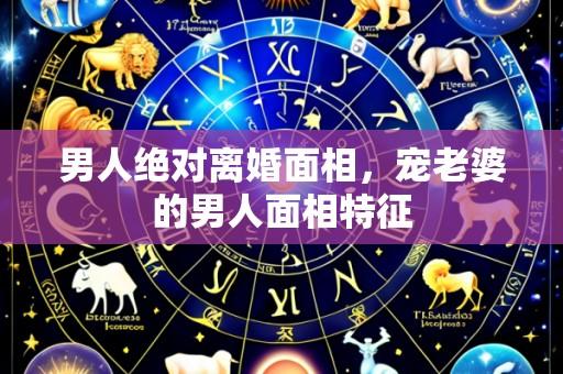 男人绝对离婚面相，宠老婆的男人面相特征