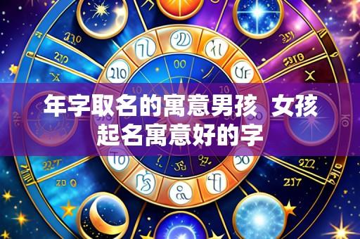 年字取名的寓意男孩  女孩起名寓意好的字