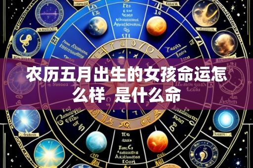 农历五月出生的女孩命运怎么样 是什么命