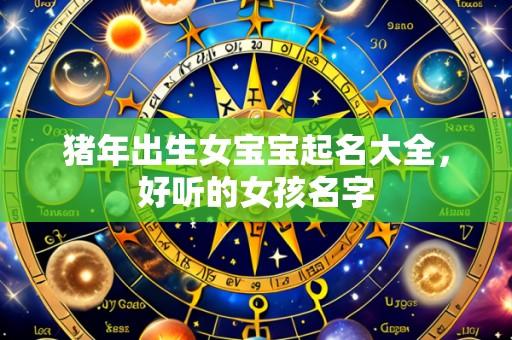 猪年出生女宝宝起名大全,好听的女孩名字