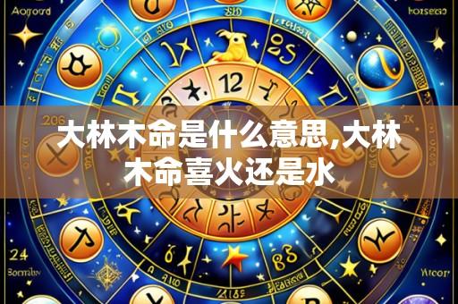 大林木命是什么意思,大林木命喜火还是水