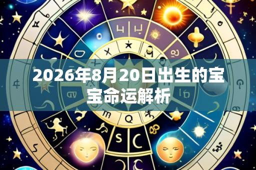 2026年8月20日出生的宝宝命运解析