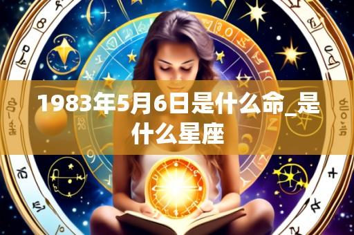1983年5月6日是什么命_是什么星座