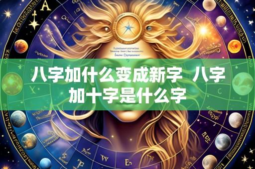 八字加什么变成新字 八字加十字是什么字