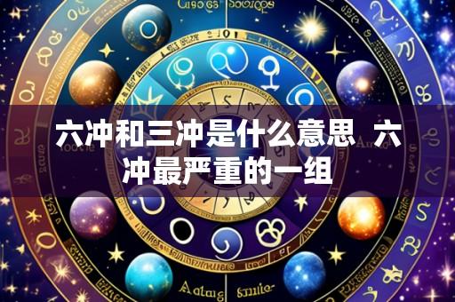 六冲和三冲是什么意思 六冲最严重的一组