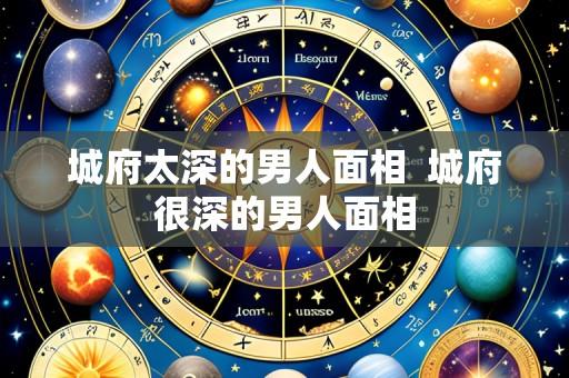 城府太深的男人面相 城府很深的男人面相