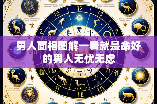 男人面相图解一看就是命好的男人无忧无虑