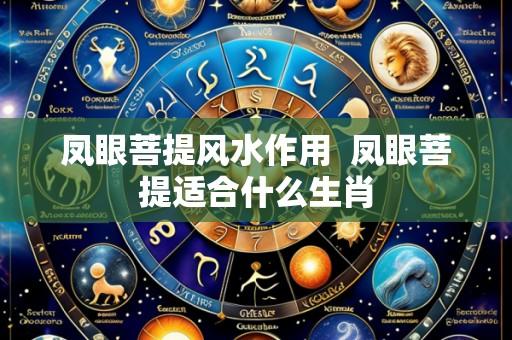 凤眼菩提风水作用 凤眼菩提适合什么生肖