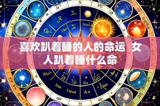 喜欢趴着睡的人的命运 女人趴着睡什么命