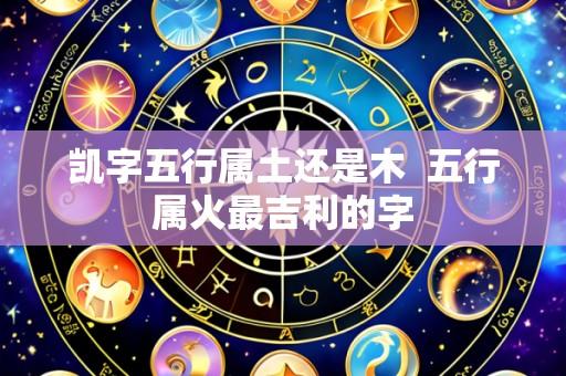 凯字五行属土还是木 五行属火最吉利的字
