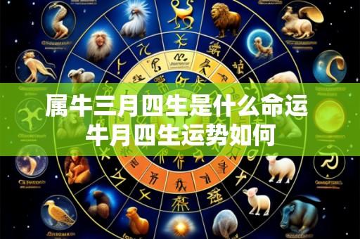 属牛三月四生是什么命运 牛月四生运势如何
