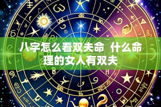 八字怎么看双夫命  什么命理的女人有双夫