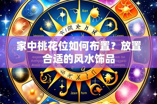 家中桃花位如何布置?放置合适的风水饰品