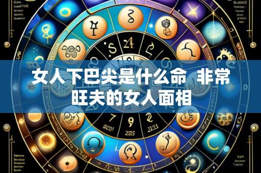 女人下巴尖是什么命 非常旺夫的女人面相