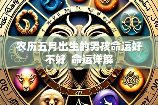 农历五月出生的男孩命运好不好 命运详解