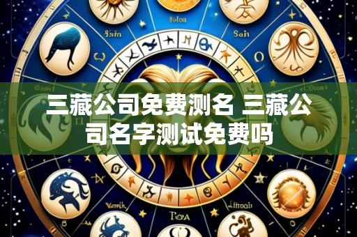 三藏公司免费测名 三藏公司名字测试免费吗