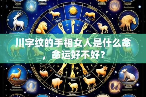 川字纹的手相女人是什么命，命运好不好？