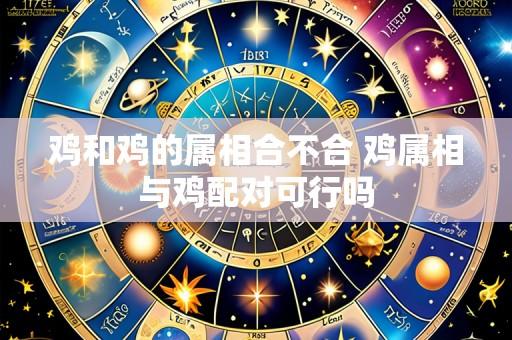 鸡和鸡的属相合不合 鸡属相与鸡配对可行吗