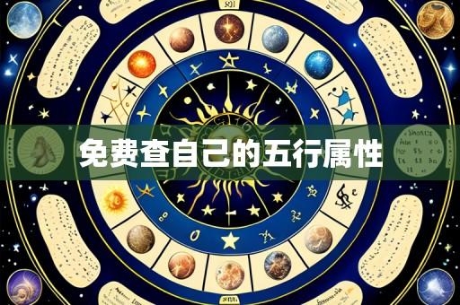 免费查自己的五行属性