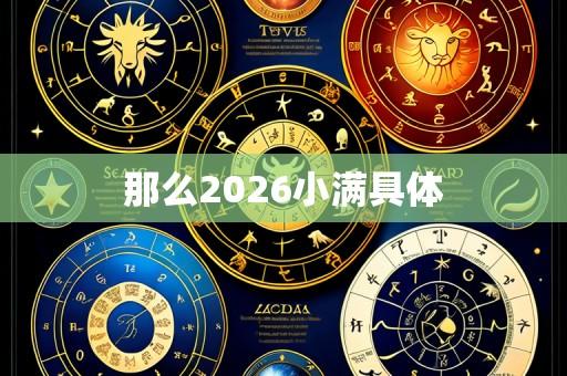 那么2026小满具体