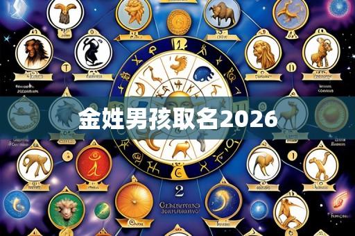 金姓男孩取名2026
